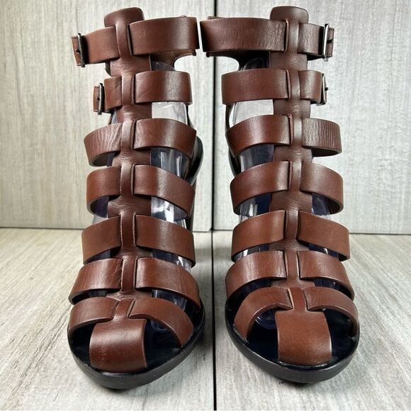 Vince Nicolette Chunky Heel Sandal Platform Gladiator Strap Shoe Women’s Size 10 - Picture 5 of 10